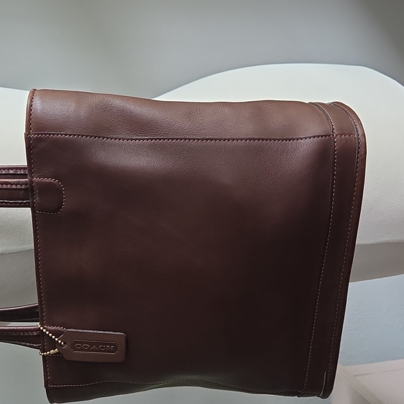 Vintage COACH Mahogany Bleeker Leather Tote Bag - Picture 3 of 14